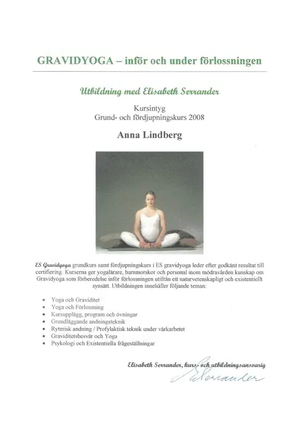Diplom Gravidyoga