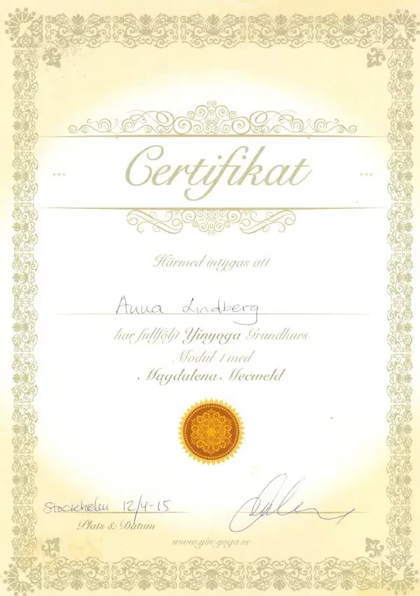 Diplom modul 1 yinyoga