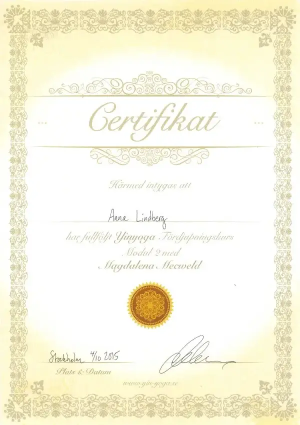 Diplom modul 2 yinyoga